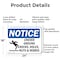 Signmission Uneven Ground Rocks Holes, 24 in W x Rectangle, Aluminum OS-2PACK-NS-A-1824-L-18764 - alternate 2